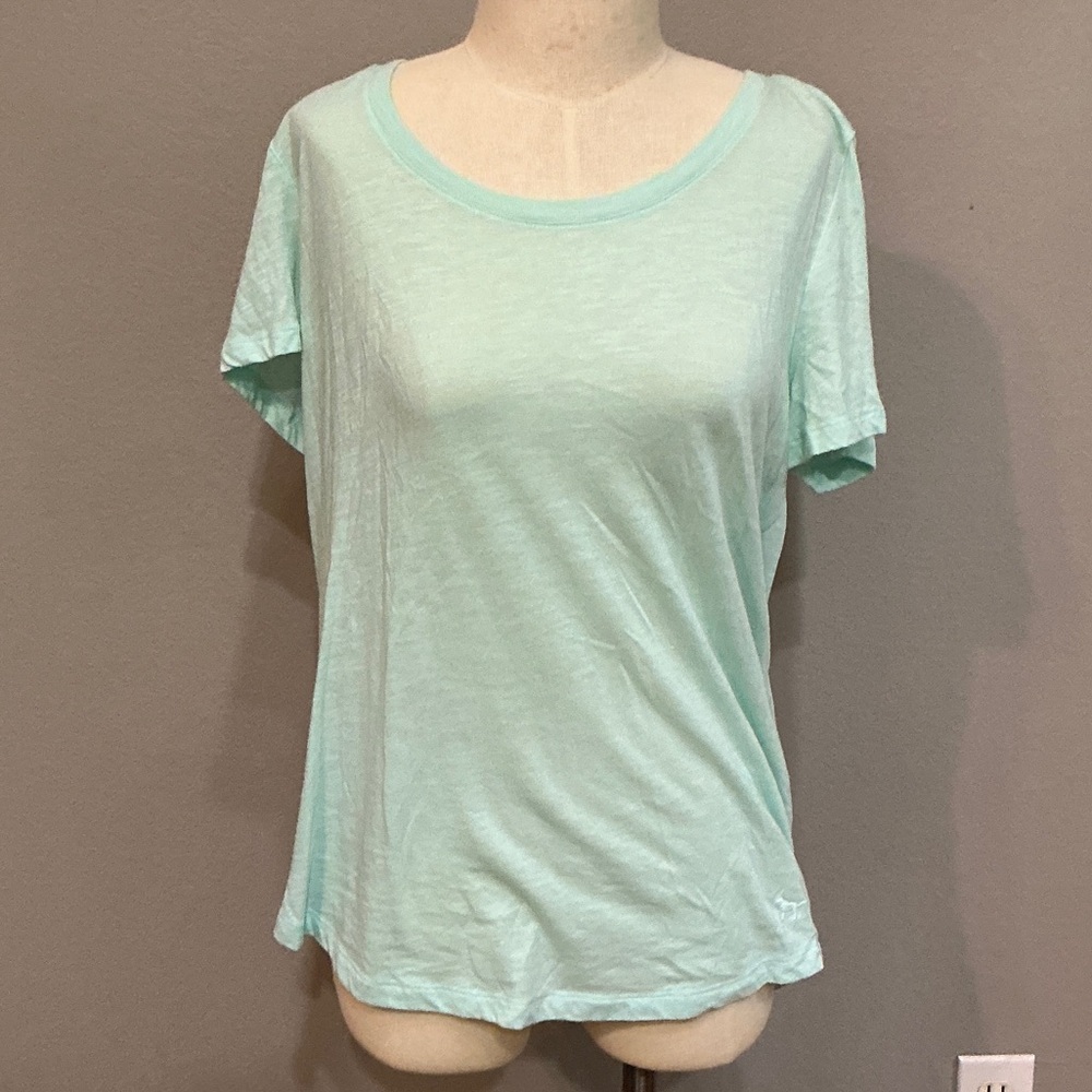PINK Victoria's Secret Light Mint Short Sleeve Tee